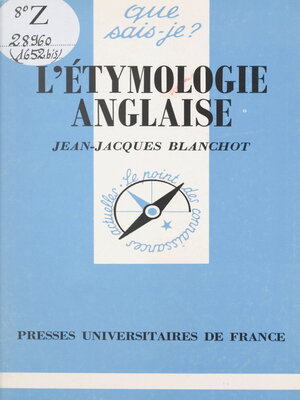 cover image of L'étymologie anglaise